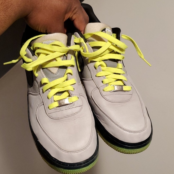 Nike Shoes Neon Green Foamposite Uptowns Poshmark